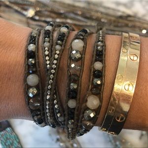 Chan Luu beaded wrap bracelet
